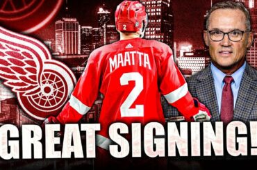 STEVE YZERMAN WITH ANOTHER GREAT MOVE: OLLI MAATTA RE-SIGNED (Detroit Red Wings News Today 2023) NHL