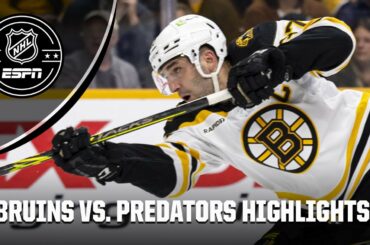 Boston Bruins vs. Nashville Predators | Full Game Highlights