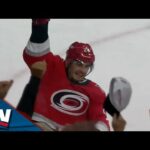 Hurricanes' Seth Jarvis Completes First NHL Hat Trick With Slick Breakaway Goal