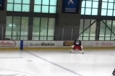 2015 Blue Jackets Development Camp Goaltenders Elvis Merzlikins Joonas Korpisalo Oscar Dansk