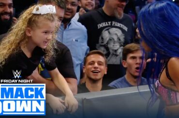 Sasha Banks tries to teach Lacey Evans a lesson in front of Lacey's kid | FRIDAY NIGHT SMACKDOWN
