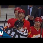 Flames' Kadri Receives 10-Minute Misconduct Before Overtime, Smashes Stick