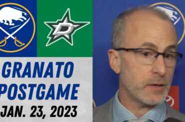 Don Granato Postgame Interview vs Dallas Stars (1/23/2023)