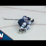 Jets' Nikolaj Ehlers Leaves Game After Taking Hard Fall vs. Devils