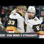 The Vegas Golden Knights win 5 straight / Fear of being traded / Whitecloud & Theodore driving the D