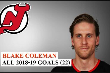 Blake Coleman (#20) All 22 Goals of the 2018-19 NHL Season