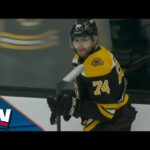 Bruins' Jake DeBrusk Goes Five-Hole To Cap Off Pretty Passing Play In His Return