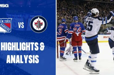 Winnipeg Jets blow past Rangers 4-1 | New York Rangers