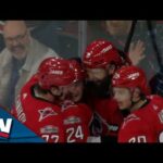 Hurricanes' Brent Burns Dances Through Defence To Set Up Seth Jarvis' Rebound Goal