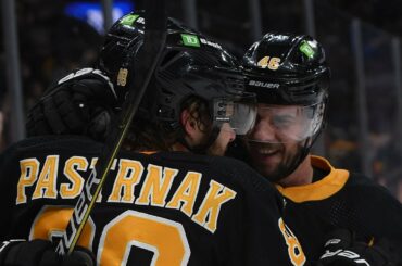 Pastrnak scores #40 on the year!