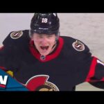 Senators' Tim Stutzle Rifles Diving OT Winner To Cap Incredible Comeback vs. Flames