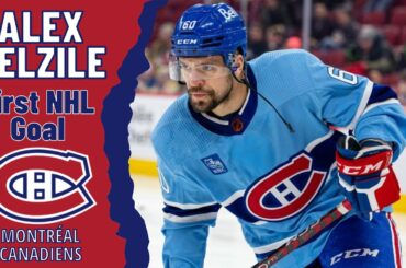 Alex Belzile #60 (Montréal Canadiens) first NHL goal Feb 12, 2023