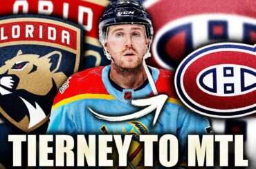 HABS GET CHRIS TIERNEY FROM FLORIDA PANTHERS (Montreal Canadiens Waiver Claim NHL News & Rumours)