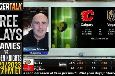 NHL Predictions and Picks Tonight | Calgary Flames vs Vegas Golden Knights Betting Advice Feb 23