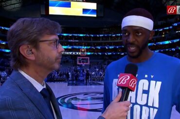 Justin Holiday on his Mavs Debut, Win vs. Spurs