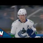 Canucks' Elias Pettersson Snipes OT Winner On Incredible End-To-End Effort vs. Blues