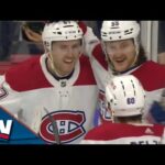 Chris Tierney Receives Diving Feed From Michael Pezzetta To Score In Canadiens Debut