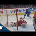 Husso Robs Canadiens With Huge Save To Keep Red Wings Alive At The End Of Regulation