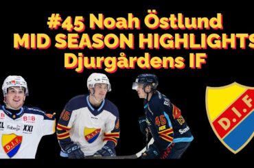 Noah Östlund MID-SEASON | Highlights | 2022/2023 Djurgårdens IF