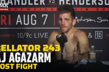 Bellator 243: AJ Agazarm Calls Douglas Crosby's Judging of Fight 'Unethical' - MMA Fighting