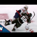 Capitals' T.J. Oshie LAYS OUT Sean Durzi With MASSIVE Open-Ice Hit