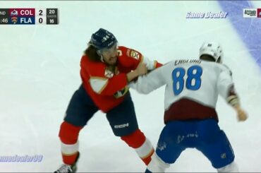 Andreas Englund vs Ryan Lomberg FIGHT, Avalanche @ Panthers Feb 11 2023