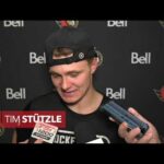 D.J. Smith, Kevin Mandolese, Tim Stützle and Brady Tkachuk Postgame - Feb 14, 2023