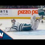 Sharks' James Reimer Robs Jets' Morgan Barron With Desperation Scorpion Save