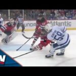 Maple Leafs' Michael Bunting Buries To Finish Off Beautiful Passing Play vs. Devils