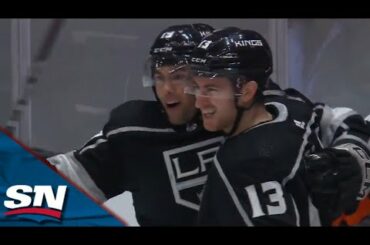 Kings' Alex Iafallo Roofs Home Off Terrific Feed From Gabriel Vilardi vs. Canadiens