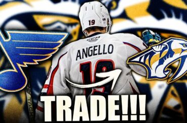 PREDATORS & BLUES MAKE A TRADE: ANTHONY ANGELLO TRADED FOR NOTHING (Nashville, St Louis Blues News)