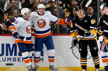 "An improbable win for the Islanders in Pittsburgh!" 🥳😱