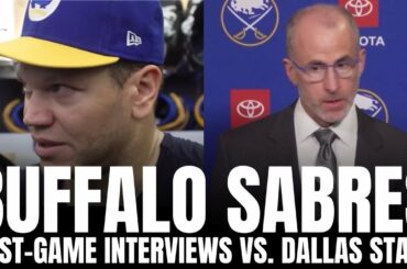 Kyle Okposo & Don Granato React to Buffalo Sabres SHOCKING 10 Goal Game, Loss vs. Dallas Stars