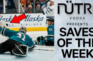 NHL Saves Of The Week: Martin Jones Stuns Maple Leafs