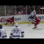 Darren Helm Destroyed by Nikita Nesterov Tampa Bay Lightning vs Detroit Red Winds 11/15/16