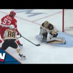 Red Wings' Moritz Seider Goes Top Shelf With Backhand For Shorthanded Goal On Breakaway