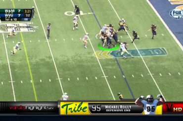 Mike Reilly vs WVU Game Highlights (DE William & Mary)