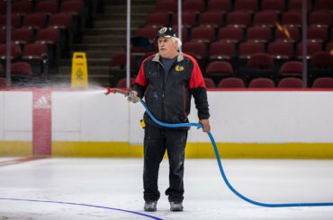 Ice Painting Behind-the-Scenes Look | Chicago Blackhawks