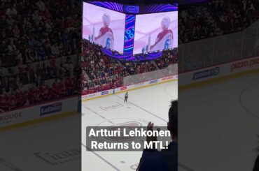 Artturi Lehkonen Returns to Montreal & 3 Point Game!🔥(Colorado Avalanche vs the Montreal Canadiens)