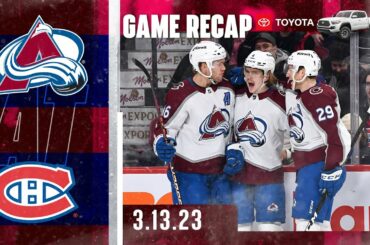 Mastered Montreal | Toyota Game Recap 3/13/2023