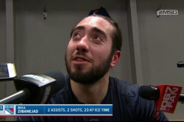 Mika Zibanejad: Mats Zuccarello Obviously Meant A Lot To This Team | New York Rangers Post Game