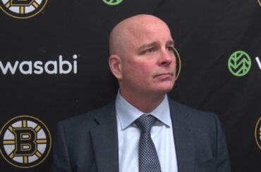 Jim Montgomery CALLS OUT Bruins for Recent Poor Play Following Blackhawks Loss | Postgame Interview