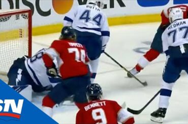 Jonathan Huberdeau Sets Up Owen Tippett To Put Panthers In Front Of Lightning