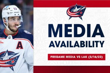 The Columbus Blue Jackets are ready for a Vladislav Gavrikov reunion | Pregame Media (3/16/23)