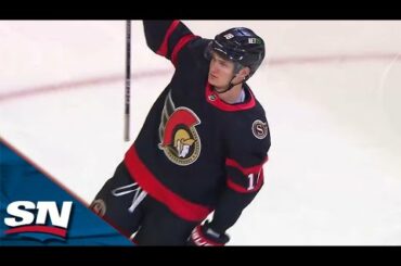 Senators' Tim Stutzle Snipes It Past Red Wings' Ville Husso On Penalty Shot