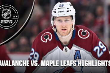 Colorado Avalanche vs. Toronto Maple Leafs | Full Game Highlights