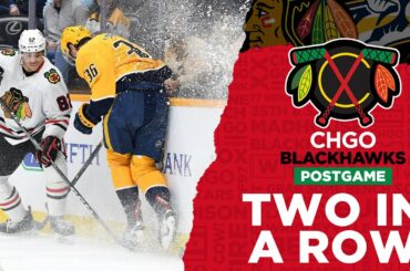 Lukas Reichel scores to lead Chicago Blackhawks past Predators | CHGO Blackhawks Postgame Podcast