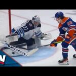 Oilers' Kailer Yamamoto Scores Twice In 40 Seconds After Ryan Nugent-Hopkins Breaks Up Odd-Man Rush