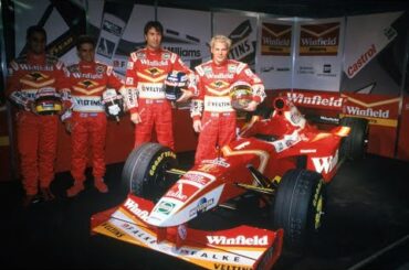 1998 January 28 - Williams FW20 launch + 1st test by Jacques Villeneuve @ Silverstone