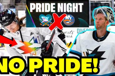 NHL Player James Reimer REFUSED To WEAR San Jose Sharks PRIDE NIGHT Jersey! Woke NHL Takes L!